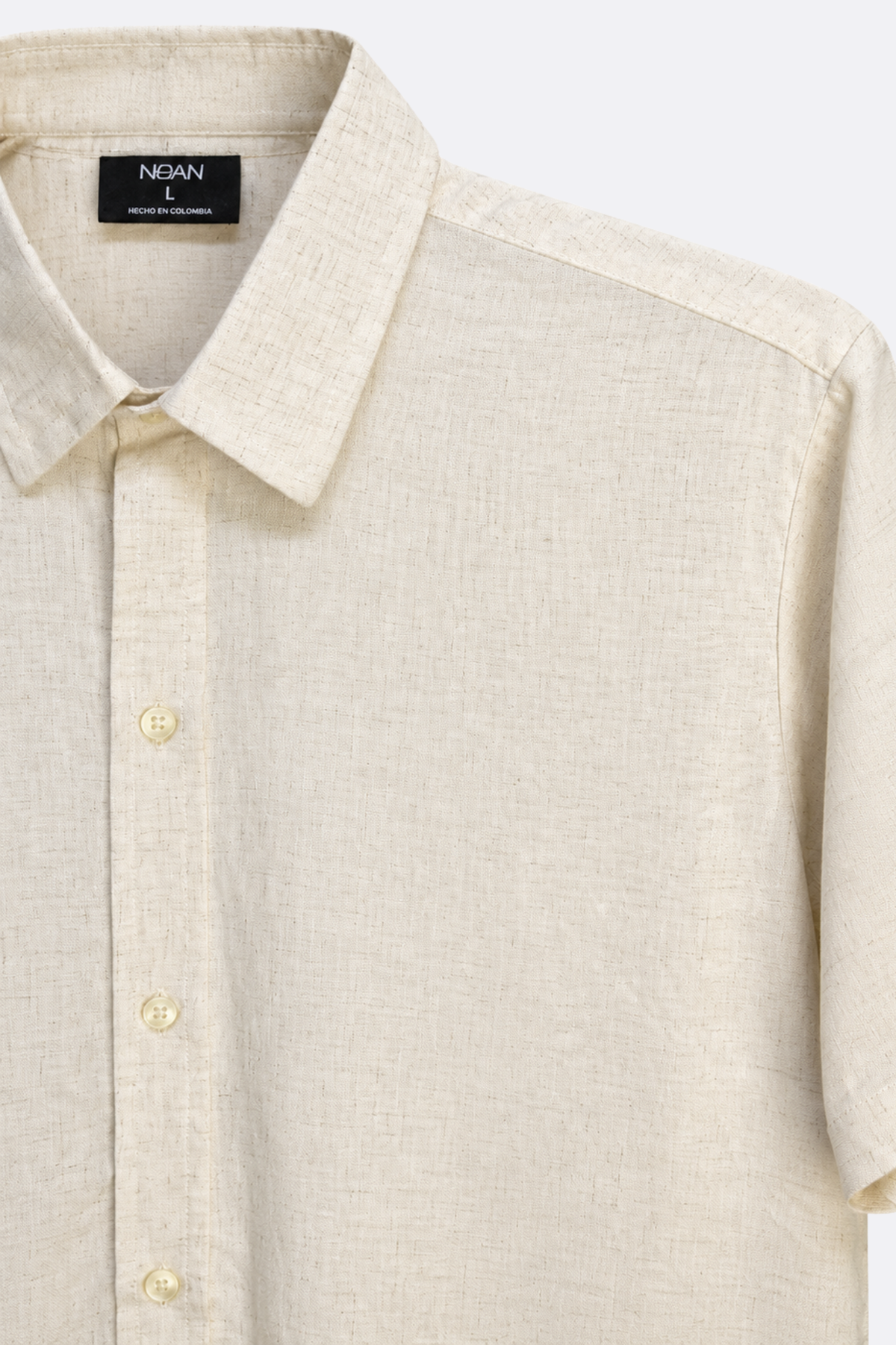 CAMISA BEIGE - TELA CHALIS