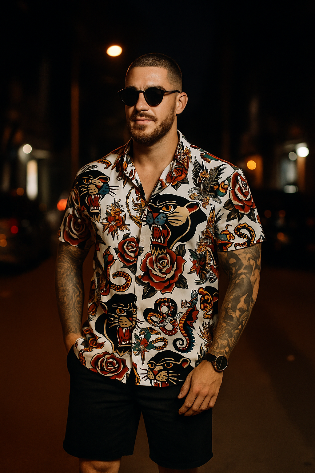 CAMISA TATTOO TRADICIONAL