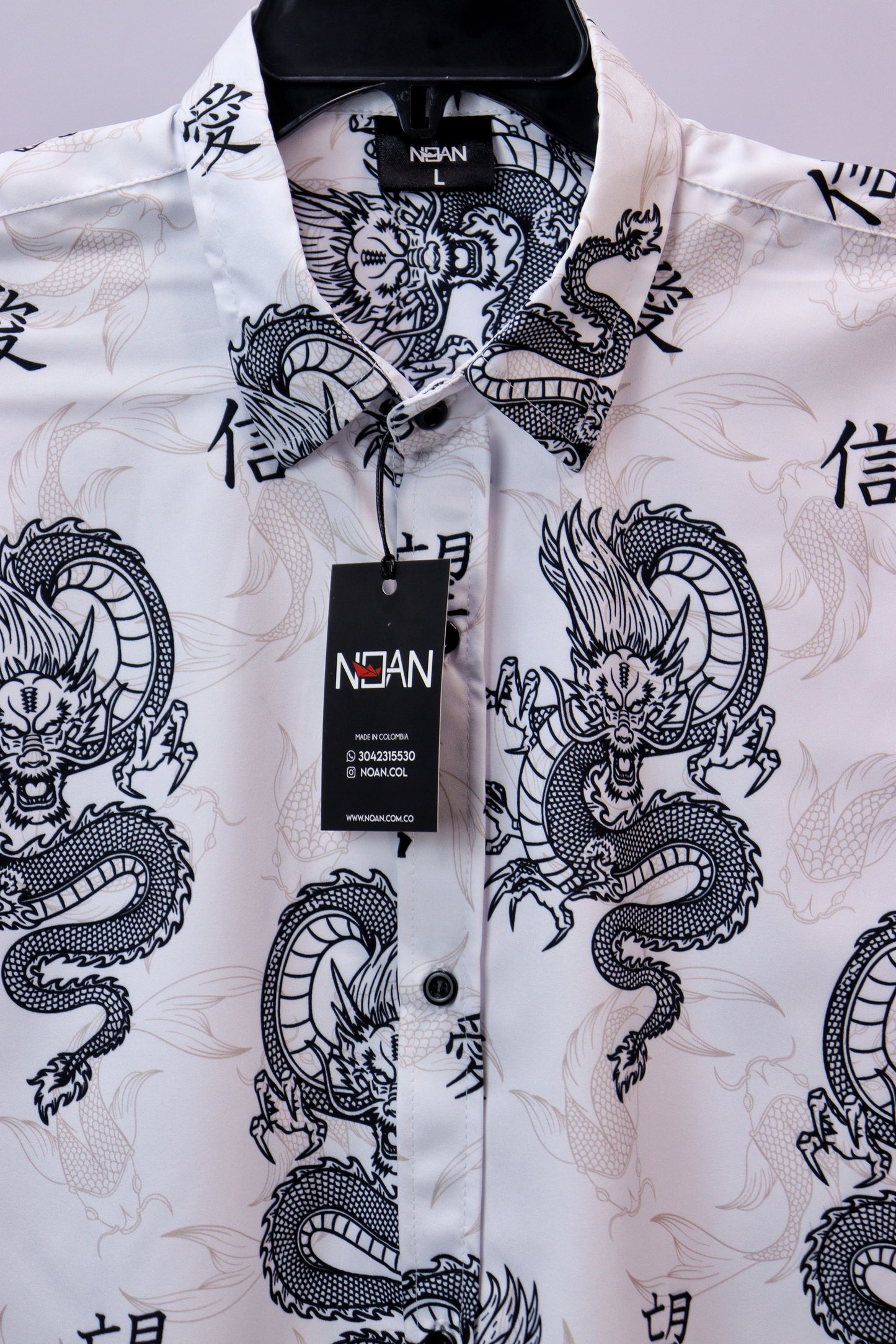 CAMISA DRAGON BLANCO