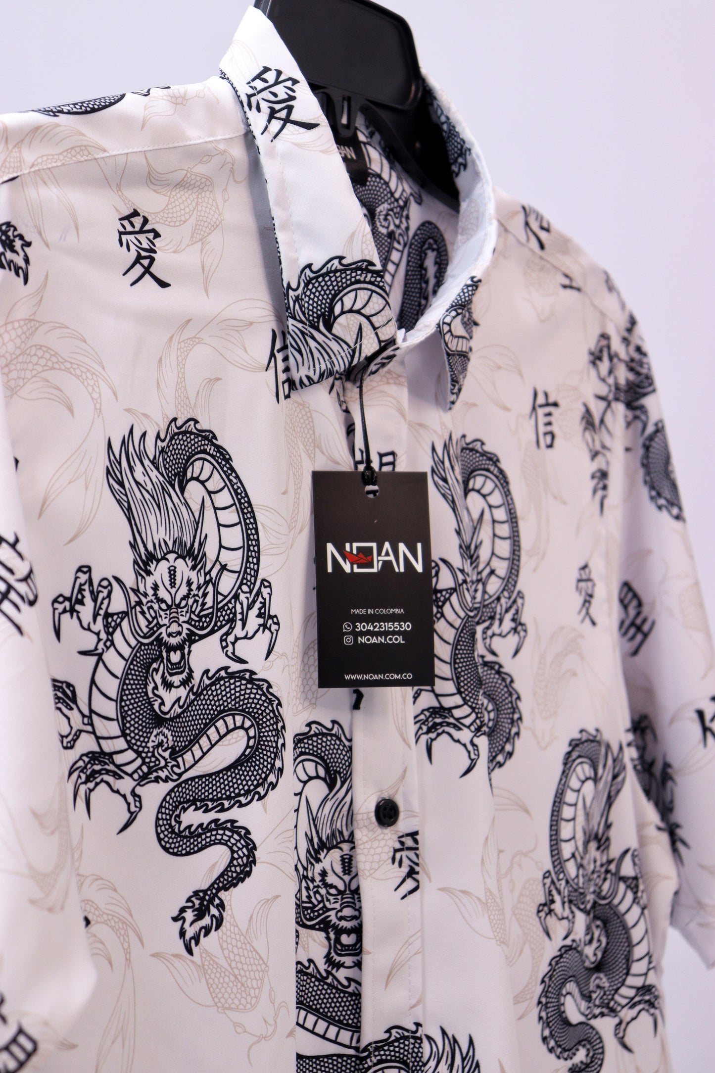 CAMISA DRAGON BLANCO