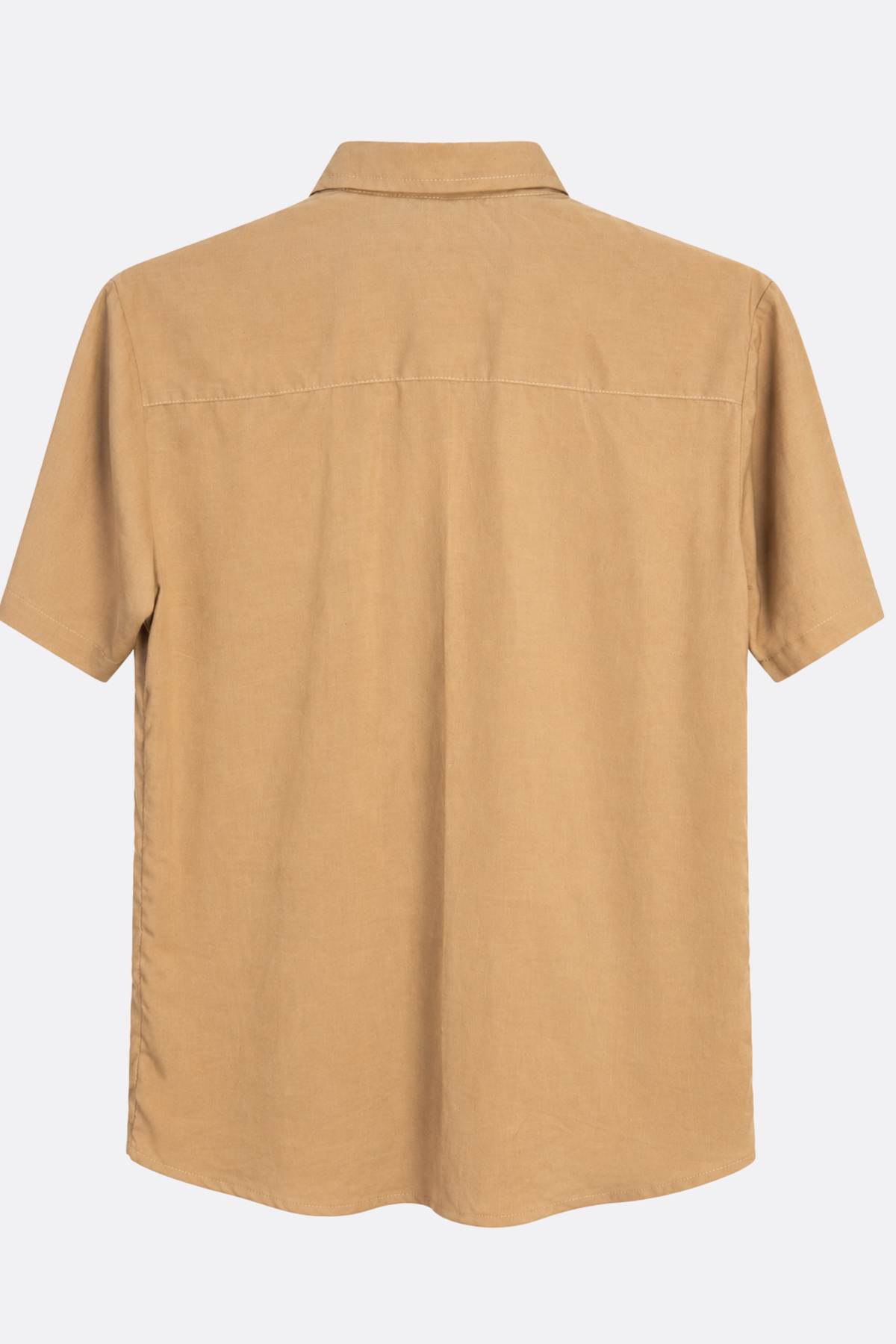 CAMISA MARRON - TELA CHALIS