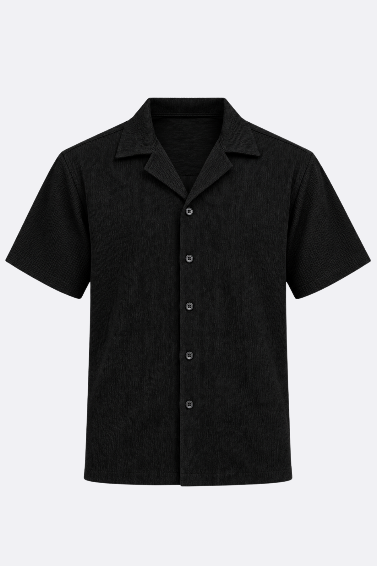 CAMISA TEXTURIZADA NEGRA