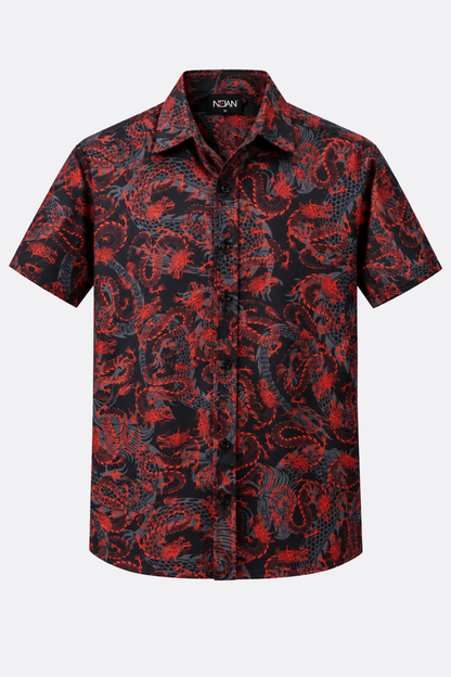 CAMISA DRAGON ROJO