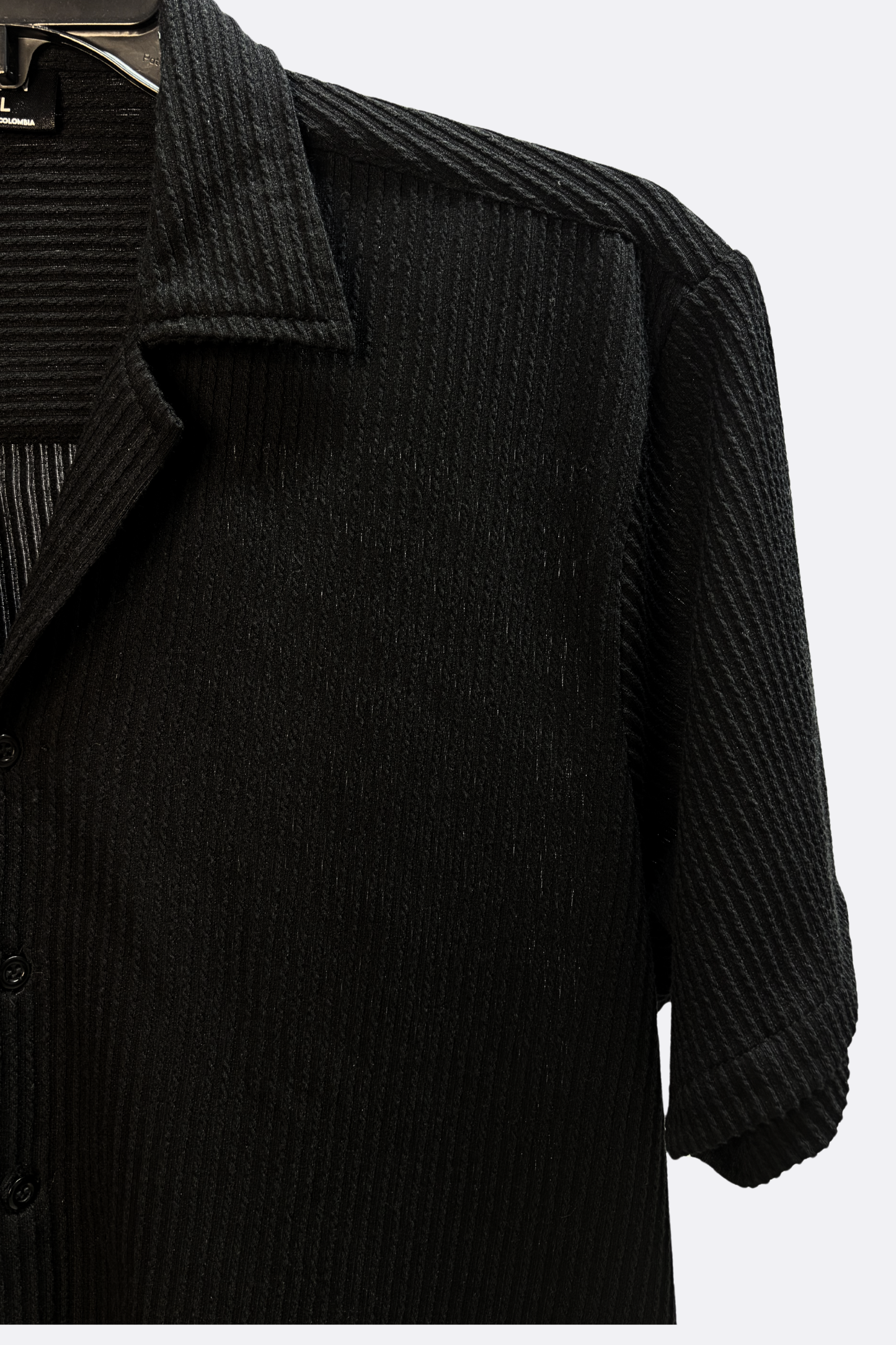 CAMISA TEXTURA NEGRA