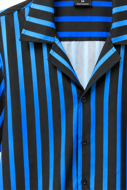 CAMISA RAYAS AZUL