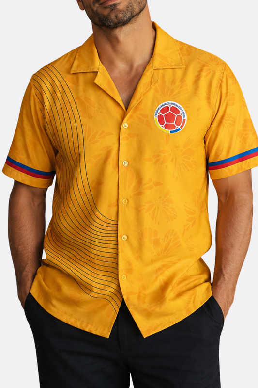 CAMISA COLOMBIA AMARILLA