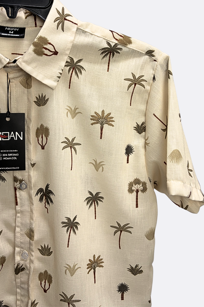 CAMISA LINO PALMERAS