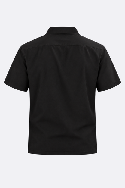 CAMISA NEGRA - TELA SEDA FRIA