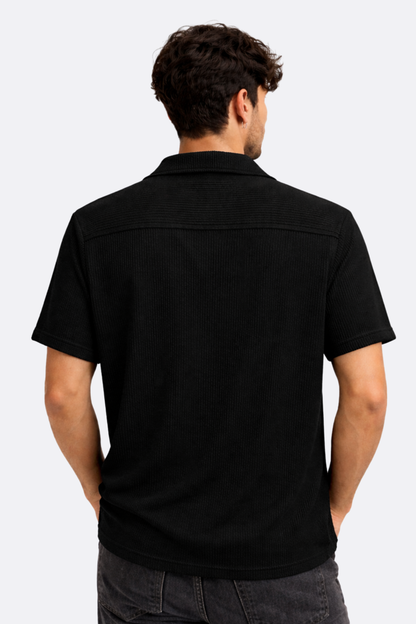 CAMISA TEXTURA NEGRA