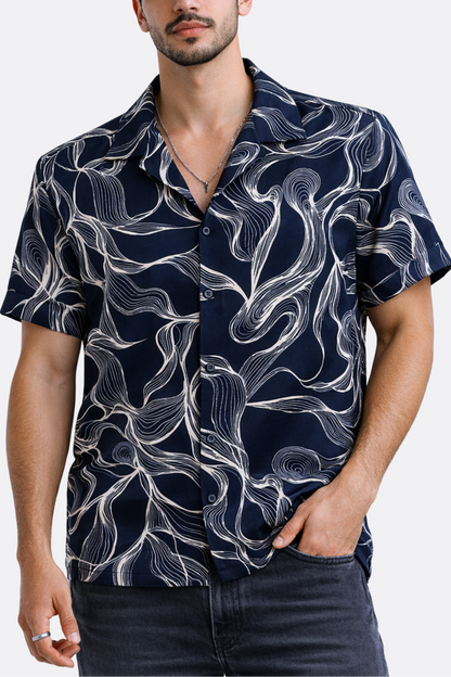 CAMISA AZUL TURQUI