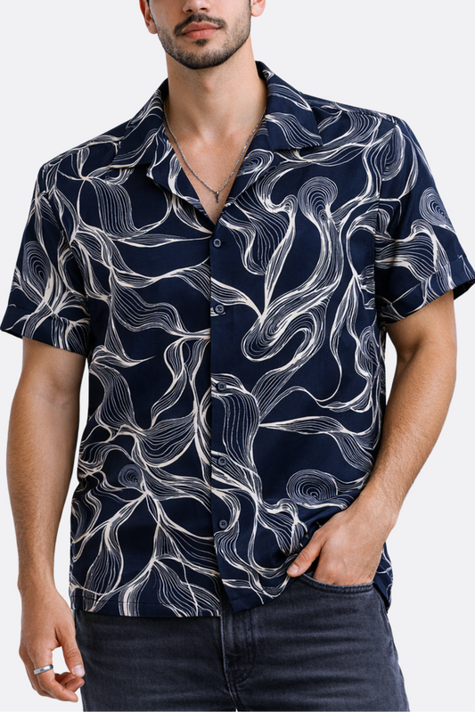 CAMISA AZUL TURQUI