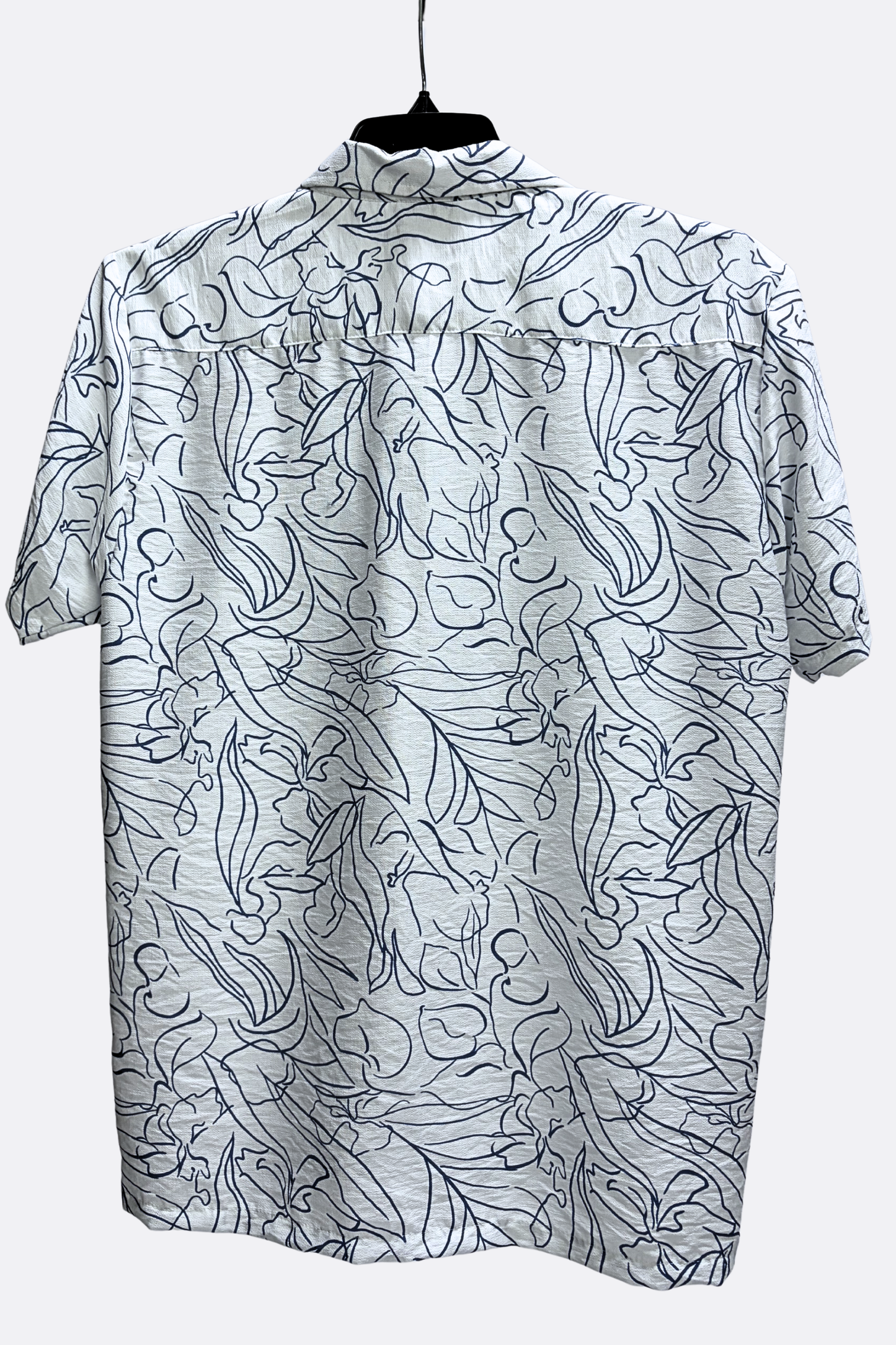 CAMISA BLANCA CON AZUL