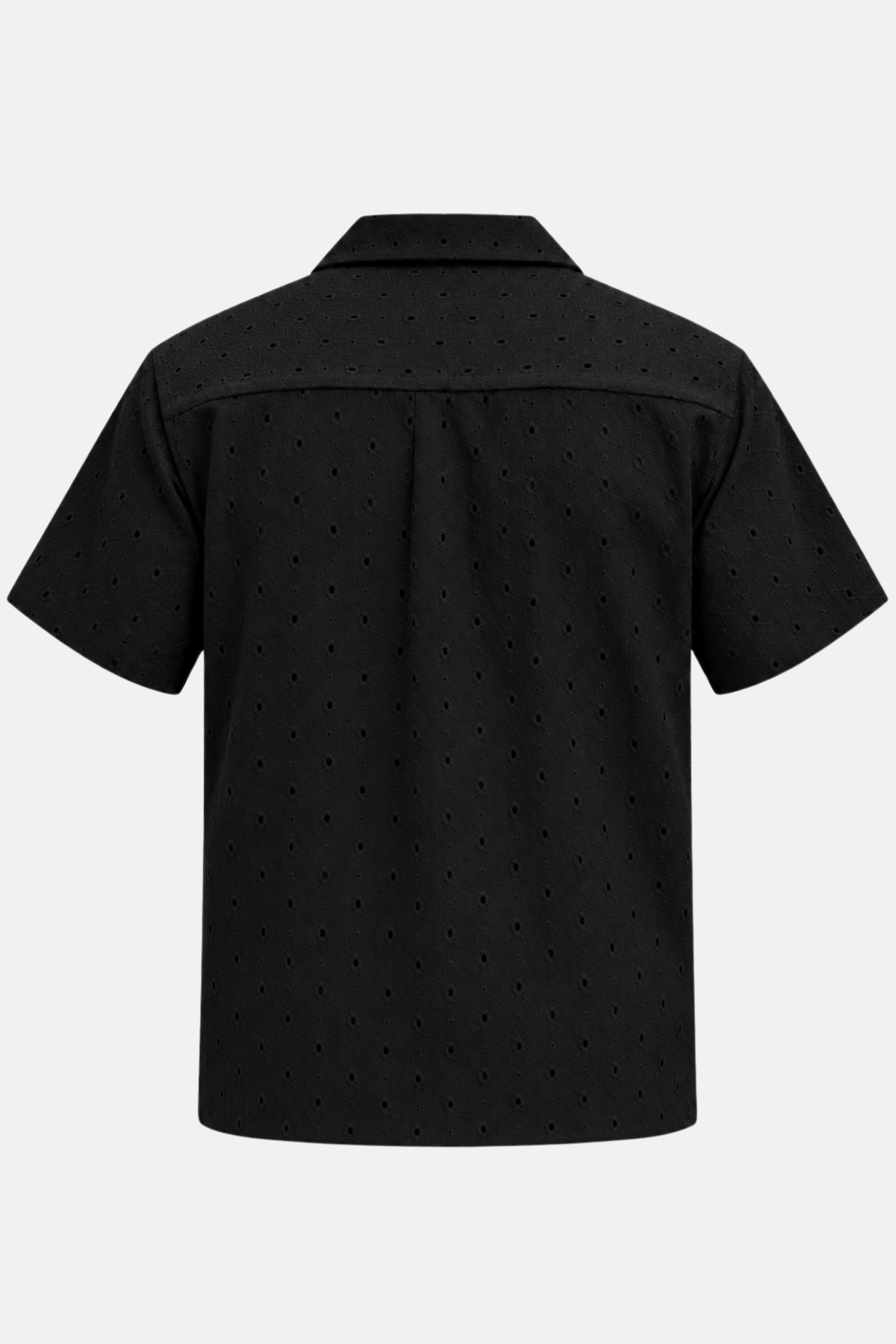 CAMISA NEGRA EN OJALILLO