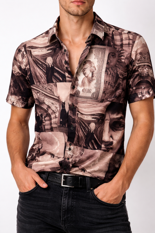 CAMISA COLLAGE VINTAGE