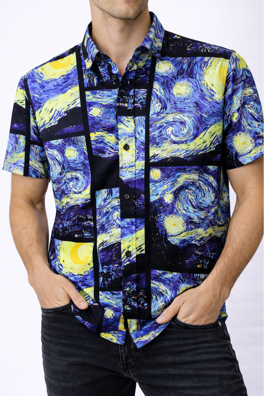 CAMISA NOCHE ESTRELLADA