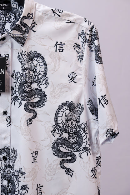 CAMISA DRAGON BLANCO