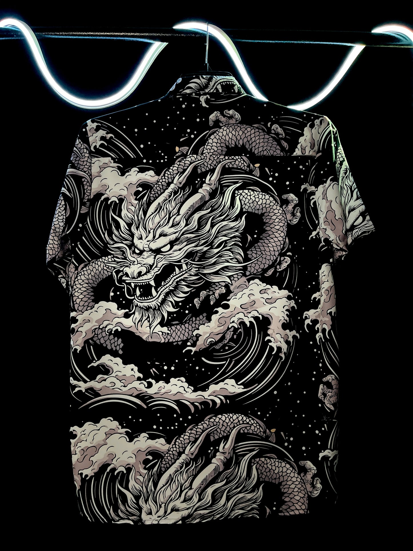 CAMISA DRAGON NEGRO