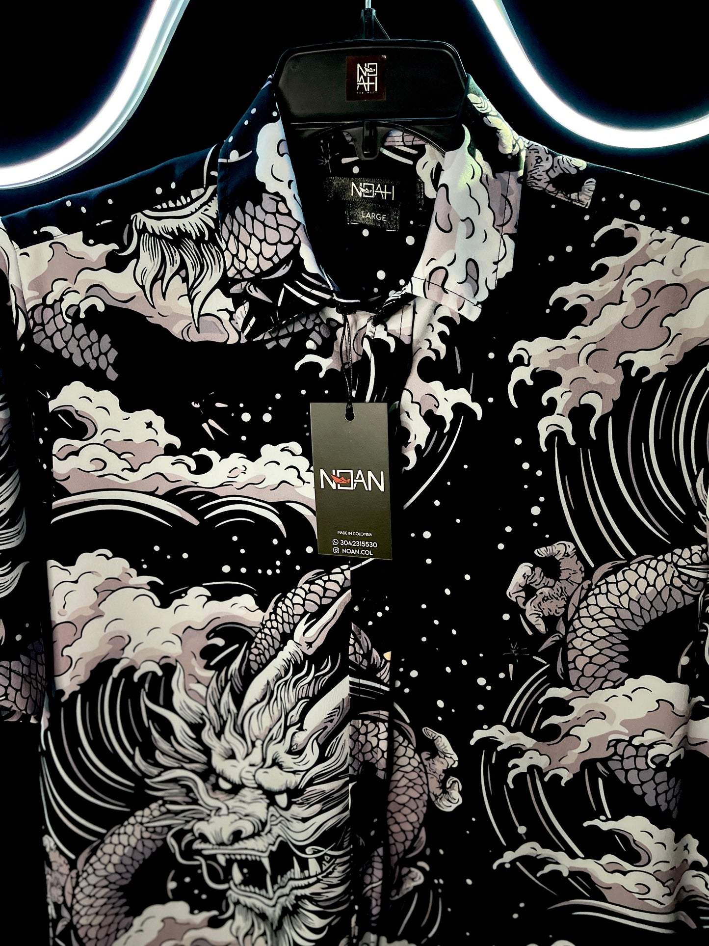 CAMISA DRAGON NEGRO