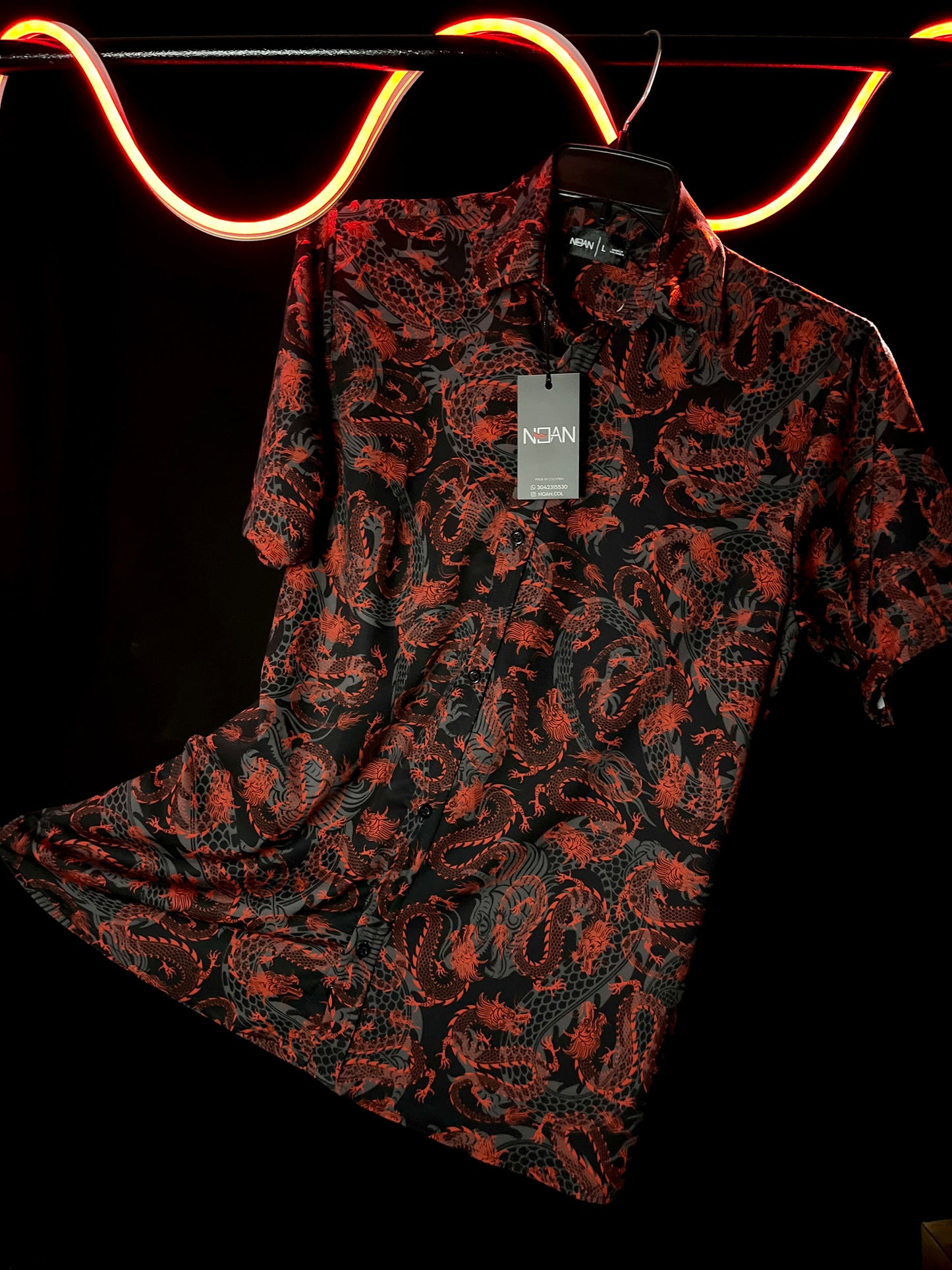 CAMISA DRAGON ROJO