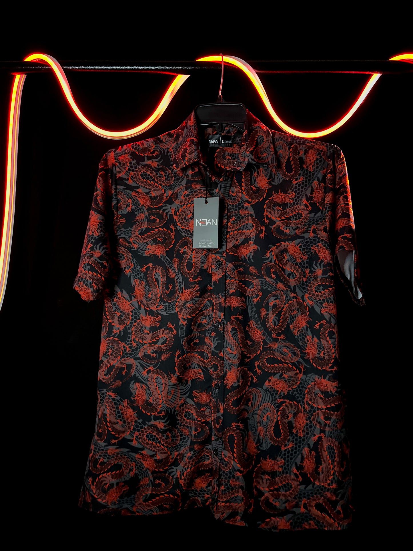 CAMISA DRAGON ROJO