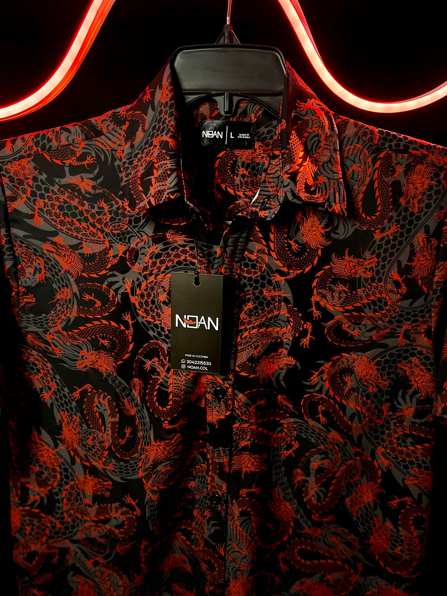 CAMISA DRAGON ROJO