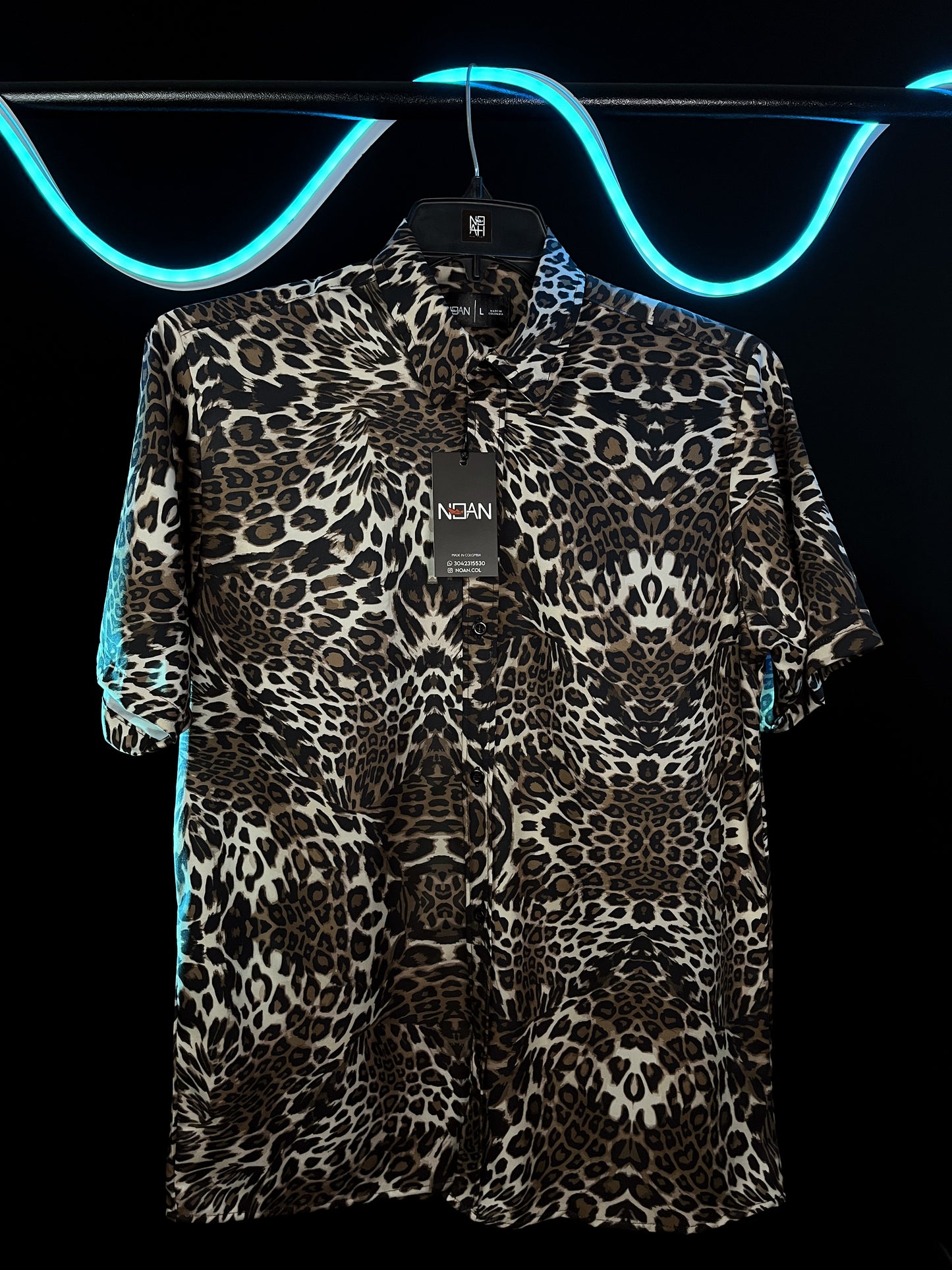 CAMISA ANIMAL PRINT CAFE