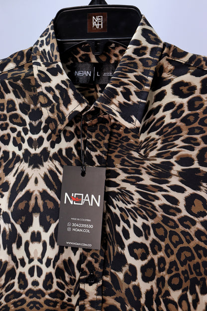 CAMISA ANIMAL PRINT CAFE
