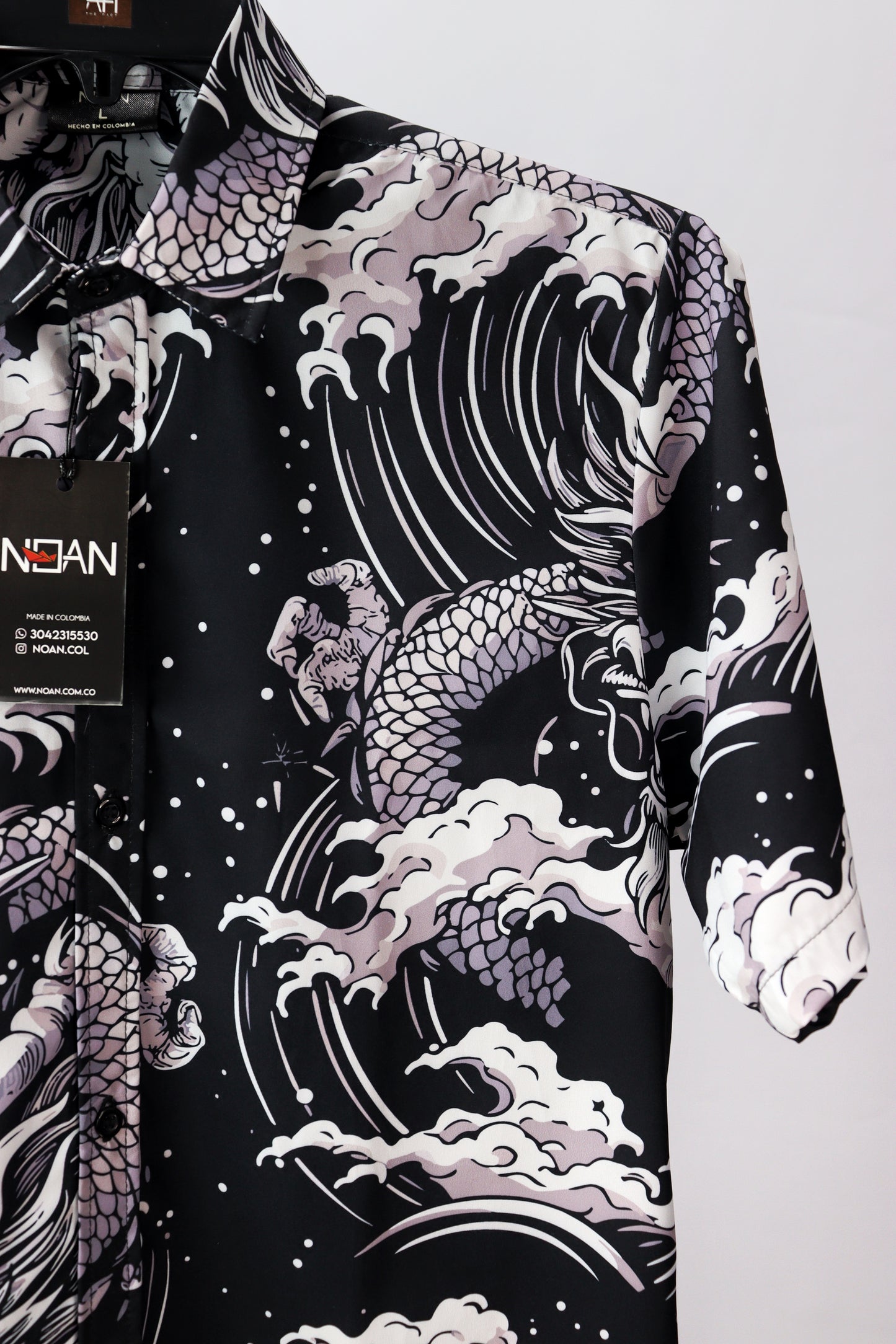 CAMISA DRAGON NEGRO