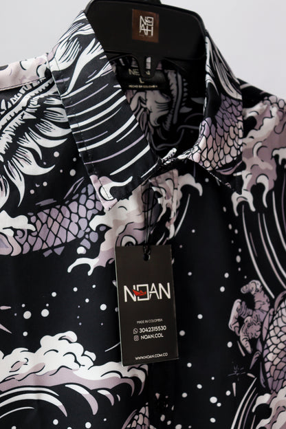 CAMISA DRAGON NEGRO
