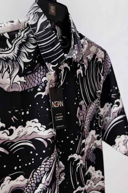 CAMISA DRAGON NEGRO