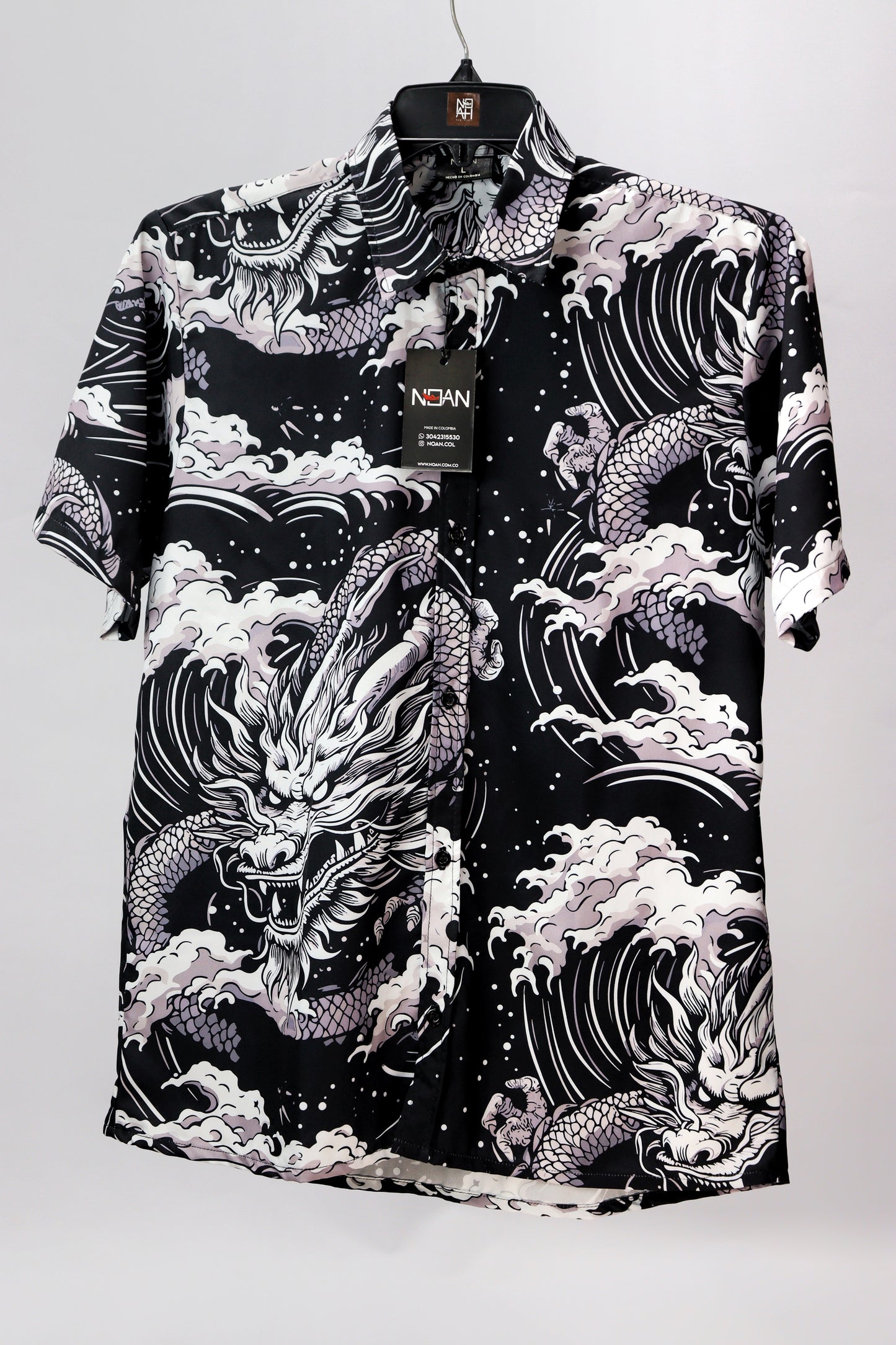 CAMISA DRAGON NEGRO