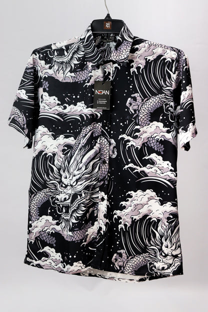 CAMISA DRAGON NEGRO