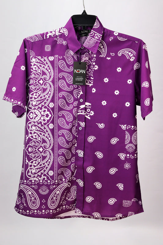 CAMISA PAÑOLETA MORADA